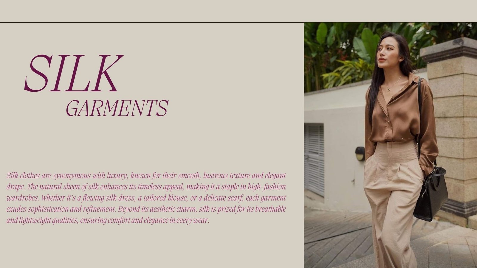 silk garment banner pintrest