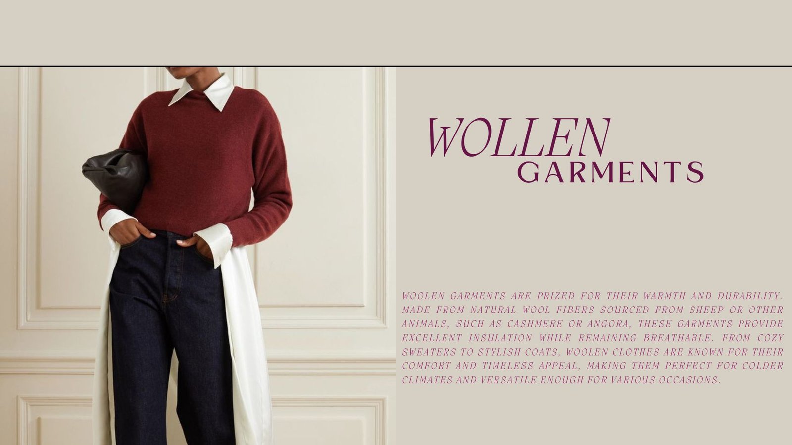 wollen garments banner pintrest