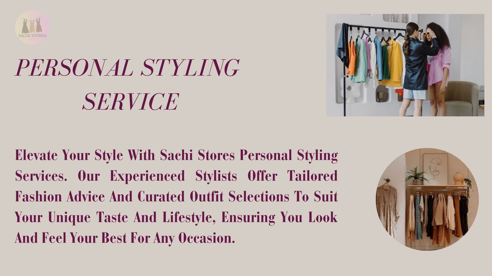 personal styling service banner